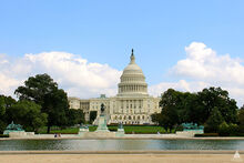 US Capitol Building where Congress meets.