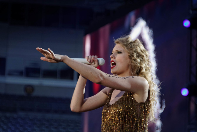 Taylor Swift at Speak Now Concert