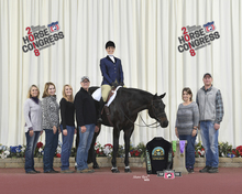 Wrangler with Nicolazzo and team at Horse Congress.