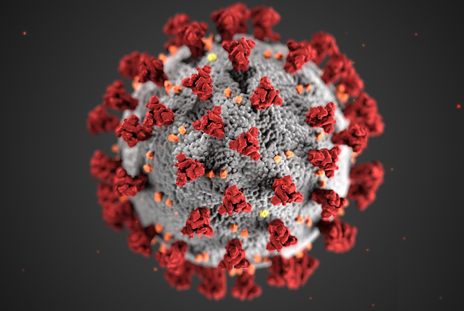 CDC depiction of coronavirus.