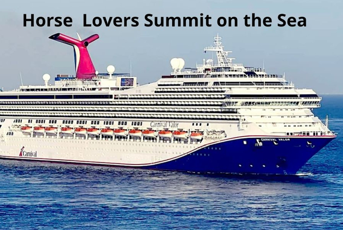 Cruise ship for Horse Lovers Summit on the Sea