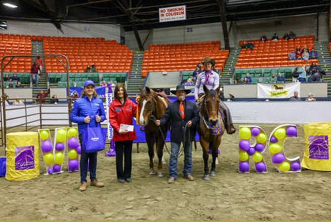 An Equine Affaire event with a Pro.