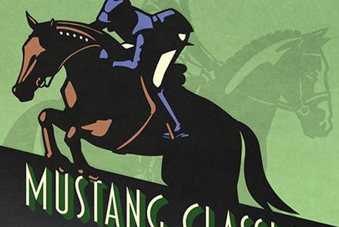 Graphics poster for Mustang Classic competitions 2025