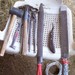 A farrier's tools.