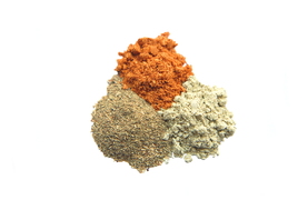 Nutrient ingredients for commercial horse feed. Can you identify them?