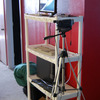 Video monitoring equipment for monitoring mare and new foal.