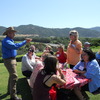 Monty Roberts presenting a seminar for horse owners.