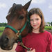 A girl and her horse.