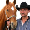 Veteran in need of equine assisted therapy with horse.