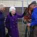 Monty Roberts with Queen Elizabeth and one of her horses.