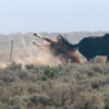 Horse falling while pursued by BLM helicopter.