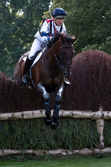 Tina Cook and horse, Miners Frolic, at Olympics