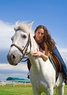 White horses - More prone to skin cancer