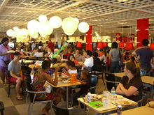 An Ikea cafeteria