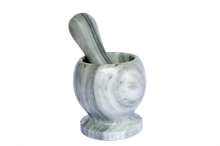 Mortar and pestle, a common symbol of compounding pharmacists