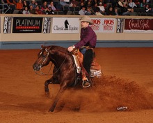 Rudi Kronsteiner and Smart Spook, FEI World Reining Masters Champions