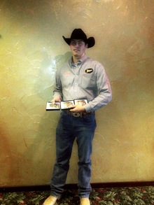 Kevin Peterson with Tie-Down Roping awards