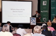Discussing decline in horse population