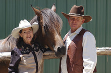 Horse trick trainers Sue and Allen