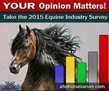 Urging all horse owners to take 2015 survey