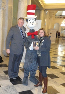 Senator Reilly and author Valerie Ormand