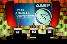 Podium at last year's AAEP convention