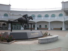 Monument to Barbaro at Churchill Downs