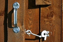 Barn door security