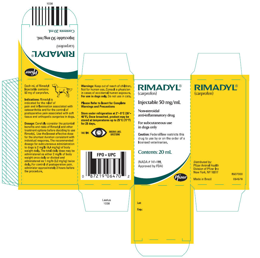 PRINCIPAL DISPLAY PANEL - 50 mg/mL carton