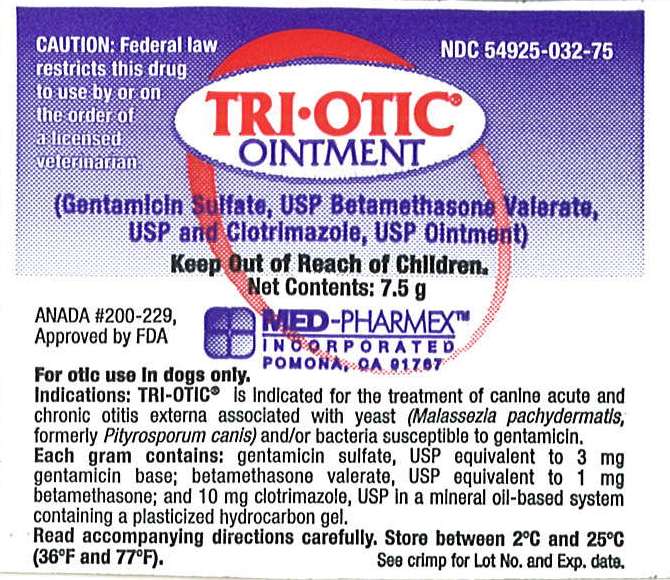 Tri Otic 7.5g Tube Label