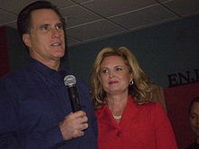 Mitt and Ann Romney on campaign trail