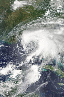 Hurricane Sandy wreaking havoc